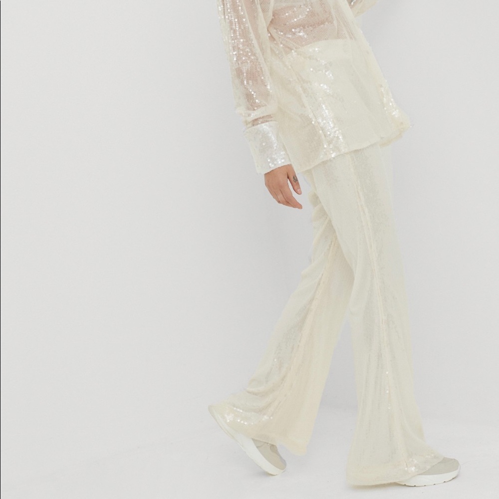 Nasty Gal Sequined Pants